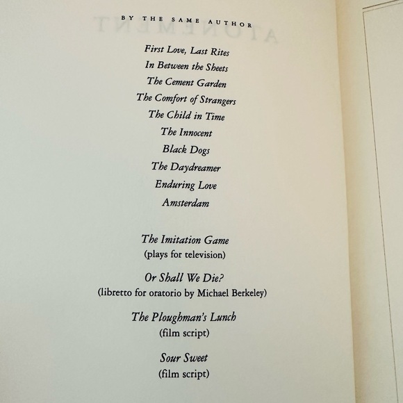 Atonement Novel by Ian McEwan - Picture 4 of 6